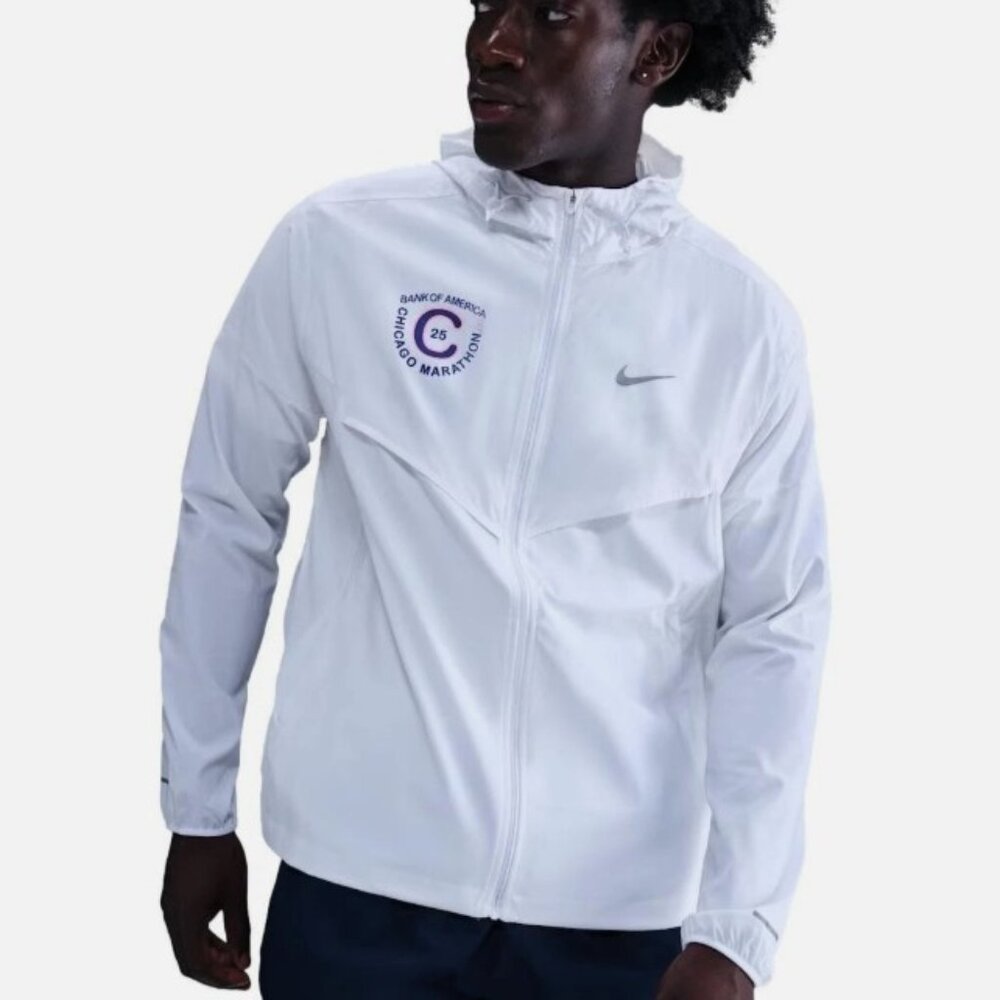 Nike Chicago Marathon Impossibly Light Mens Hooded Running 2XL Jacket HQ4267-100 - Picture 1 of 7